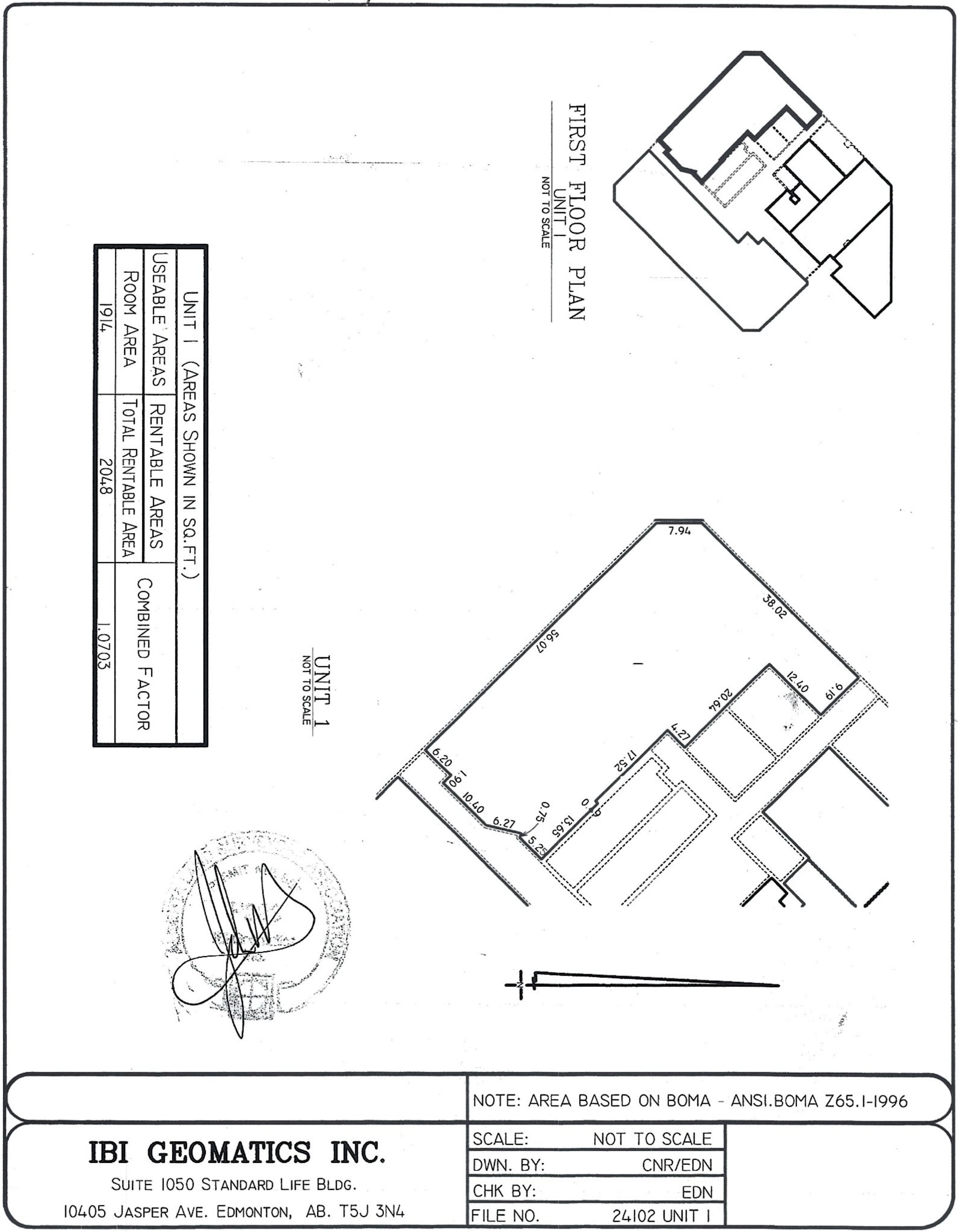 Suite 1 floor plan thumbnail