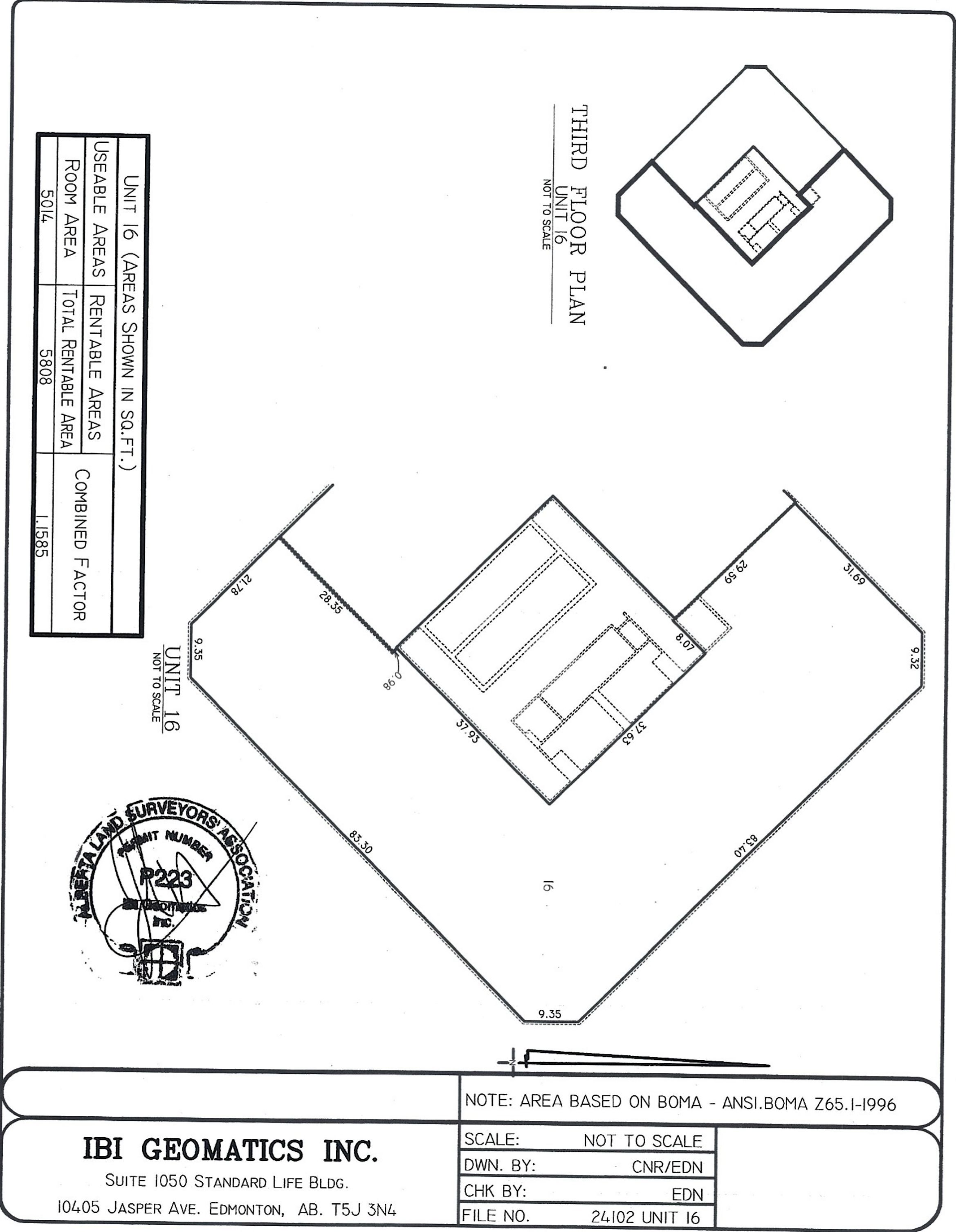 Suite 16 floor plan thumbnail