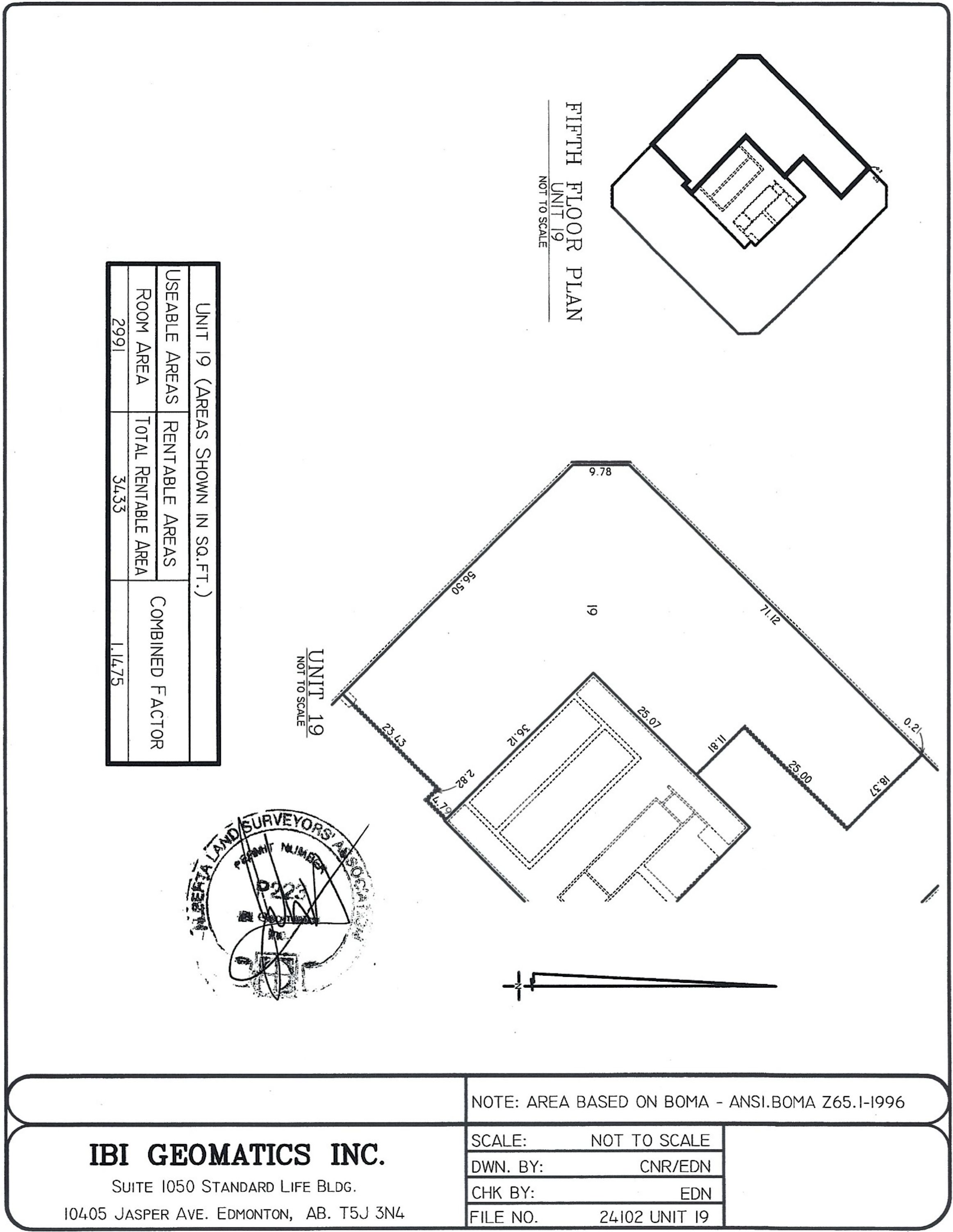 Suite 19 floor plan thumbnail