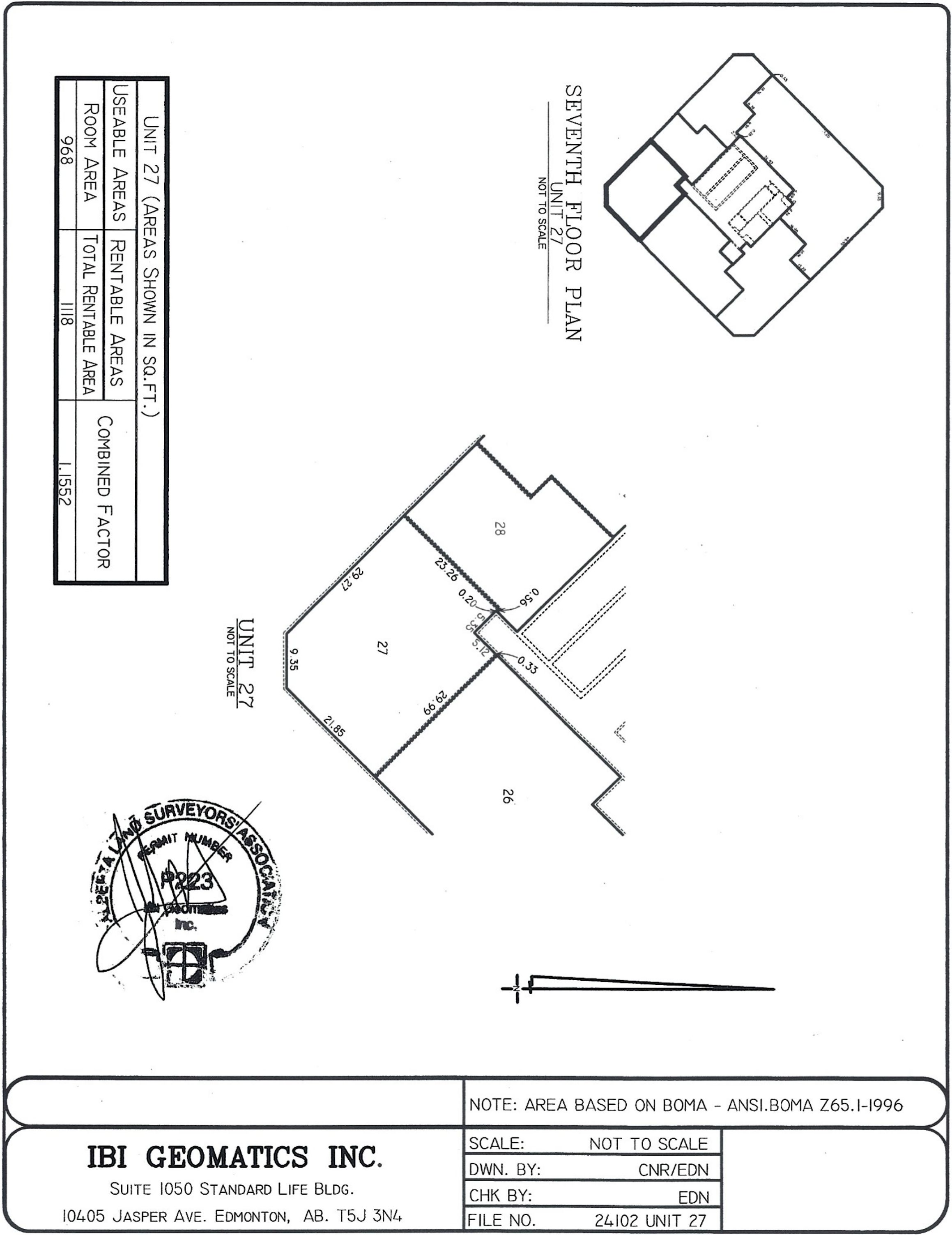 Suite 27 floor plan thumbnail
