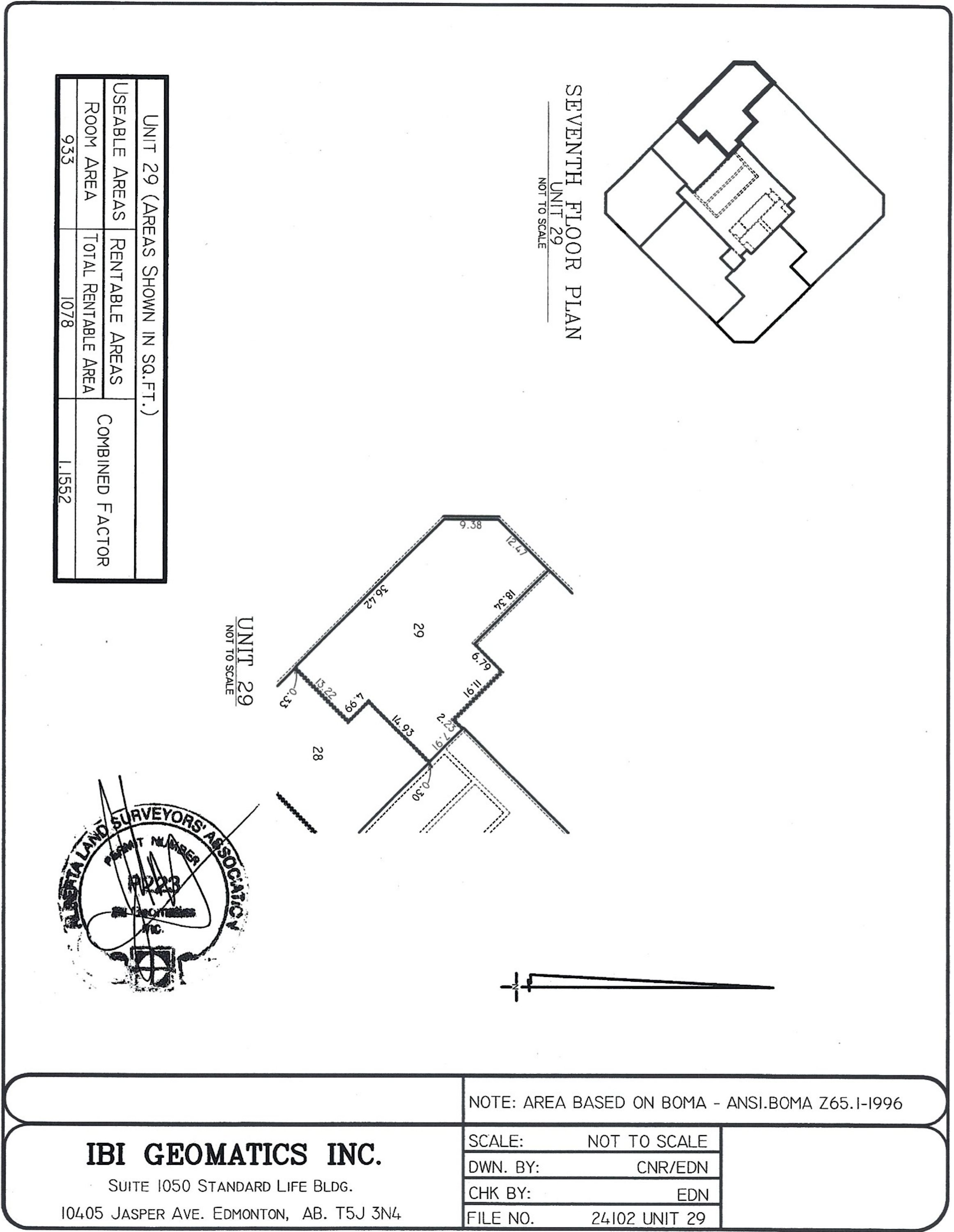 Suite 29 floor plan thumbnail