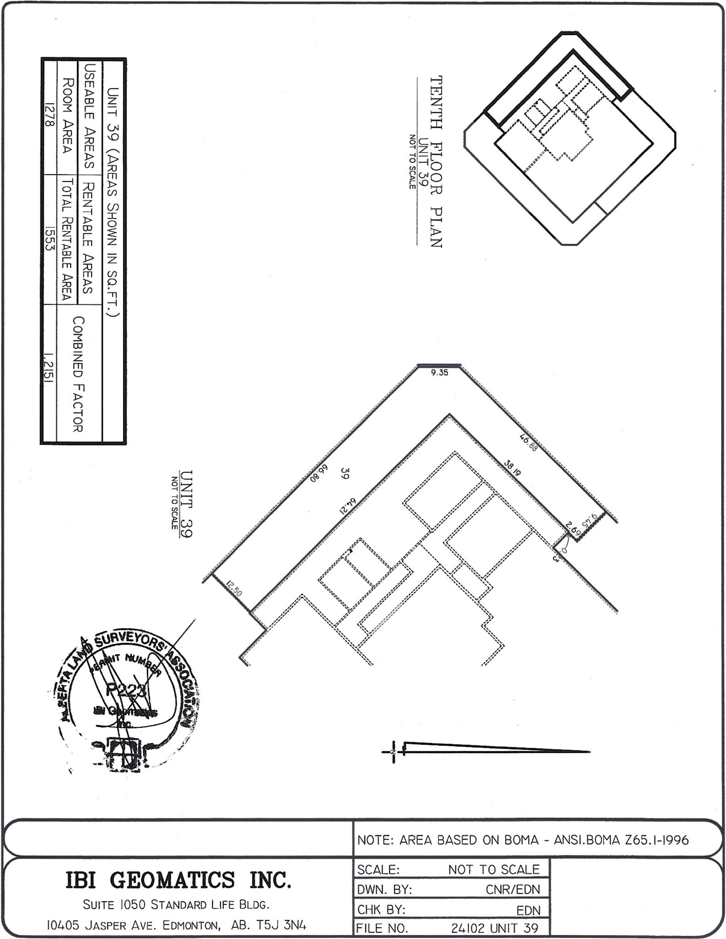 Suite 39 floor plan thumbnail